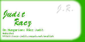 judit racz business card